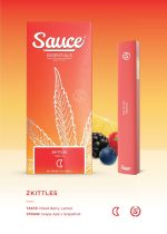 SAUCE- DISPOSABLE 1G LIVE RESIN INFUSED-ZKITTLES