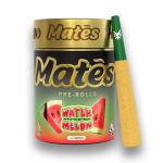 MATES- Melted Diamond & Live Resin Infused- 5pck Pre Roll- WATERMELON