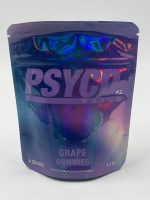 PSYCD WORLD PSILOCYBIN MUSHROOM INFUSED GUMMIES 4 GRAMS (10 PCS.) $40 PER BAG GRAPE